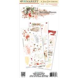 49 and Market - Nature's Haven Collection - 6 x 12 Rub-on Transfer Set