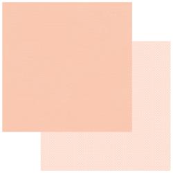 49 and Market - Nature's Haven Collection - 12 x 12 Double Sided Paper - Peach Please