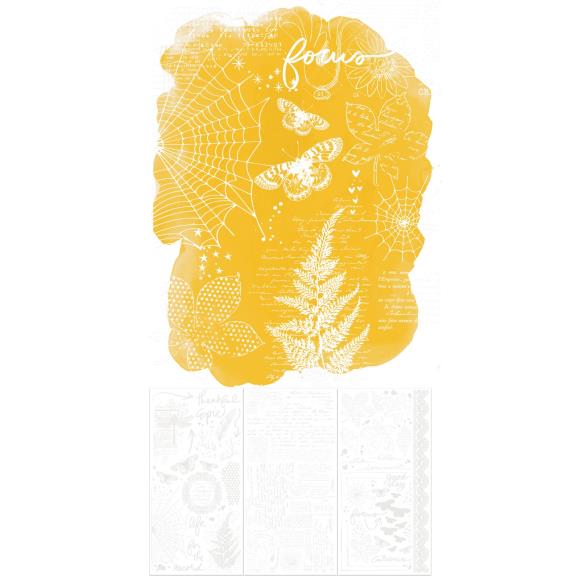 49 and Market - Curiosities in Willow Grove -Rub-On Transfer Set - Irresistible Focus