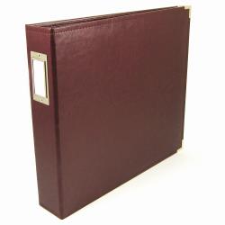 We R Memory Keepers -  12"X12" Classic Leather D-Ring Album - Cinnamon