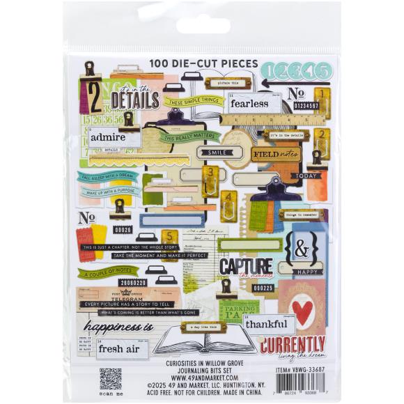 49 and Market - Curiosities in Willow Grove - Journal Bits Ephemera Set