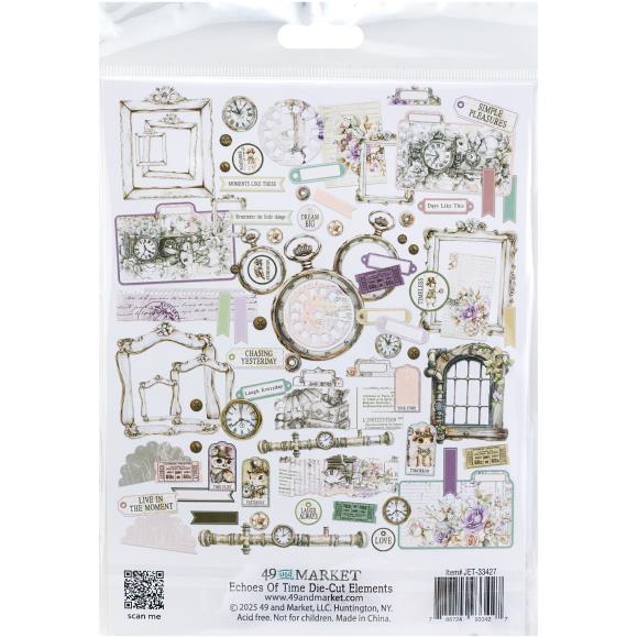 49 and Market - Echoes of Time Collection - Die Cut Elements