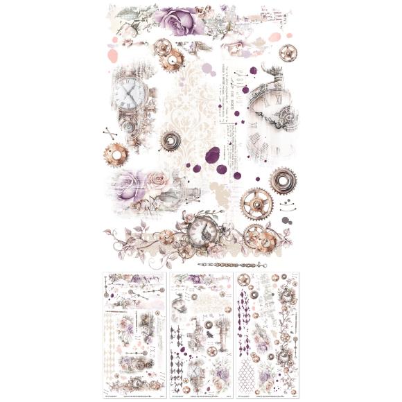 49 and Market - Echoes of Time Collection - Rub-On Transfers