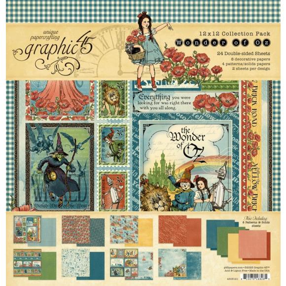 Graphic 45 - Wonder of Oz Collection - 12 x 12 Collection Pack