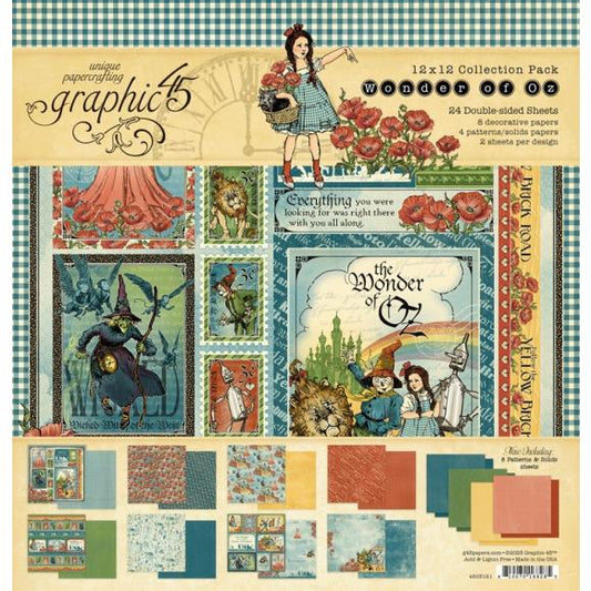 Graphic 45 - Wonder of Oz Collection - 12 x 12 Collection Pack