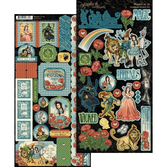 Graphic 45 - Wonder of Oz Collection - Sticker Set