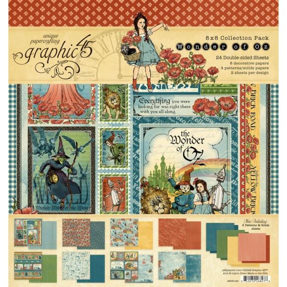 Graphic 45 - Wonder of Oz Collection - 8 x 8 Collection Pack