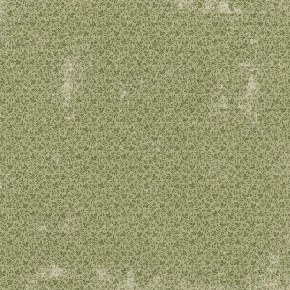 49 and Market - Whispering Way Collection - 12 x 12 Double-Sided Scrapbook Paper - Sage Green
