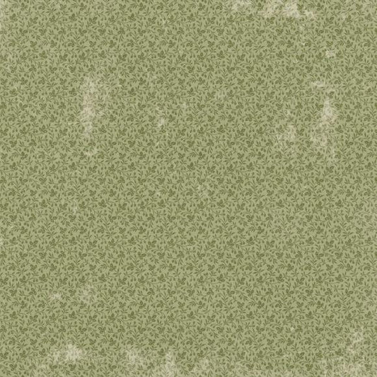 49 and Market - Whispering Way Collection - 12 x 12 Double-Sided Scrapbook Paper - Sage Green