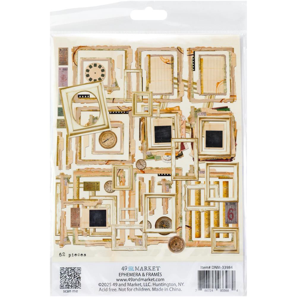 49 and Market - Nostalgic Memories Collection - Ephemera and Frames