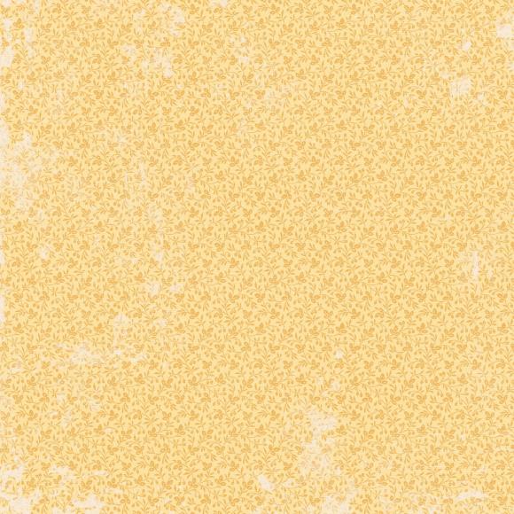 49 and Market - Whispering Way Collection - 12 x 12 Double-Sided Scrapbook Paper - Solid Mustard Yellow