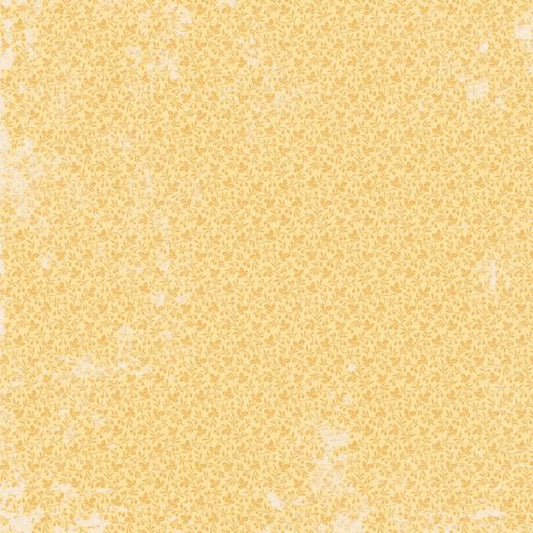 49 and Market - Whispering Way Collection - 12 x 12 Double-Sided Scrapbook Paper - Solid Mustard Yellow