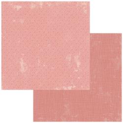 49 and Market - Whispering Way Collection - 12 x 12 Double-Sided Scrapbook Paper - Solid Dusty Rose