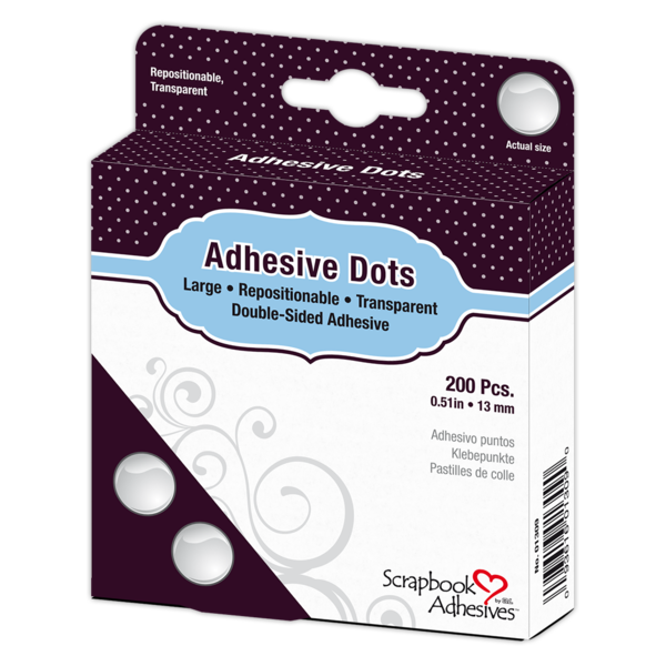 Scrapbook Adhesives by 3L - Adhesive Dots - Large - Repositionable