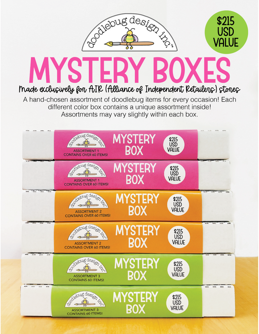AIR EXCLUSIVE Doodlebug Mystery Box (VALUED AT $215 FOR ONLY $49.95!) Assortment #3 - Limeade