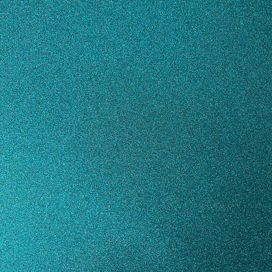 Encore Paper - 12 x 12 Glitter Luxe Cardstock - Mermaid Teal