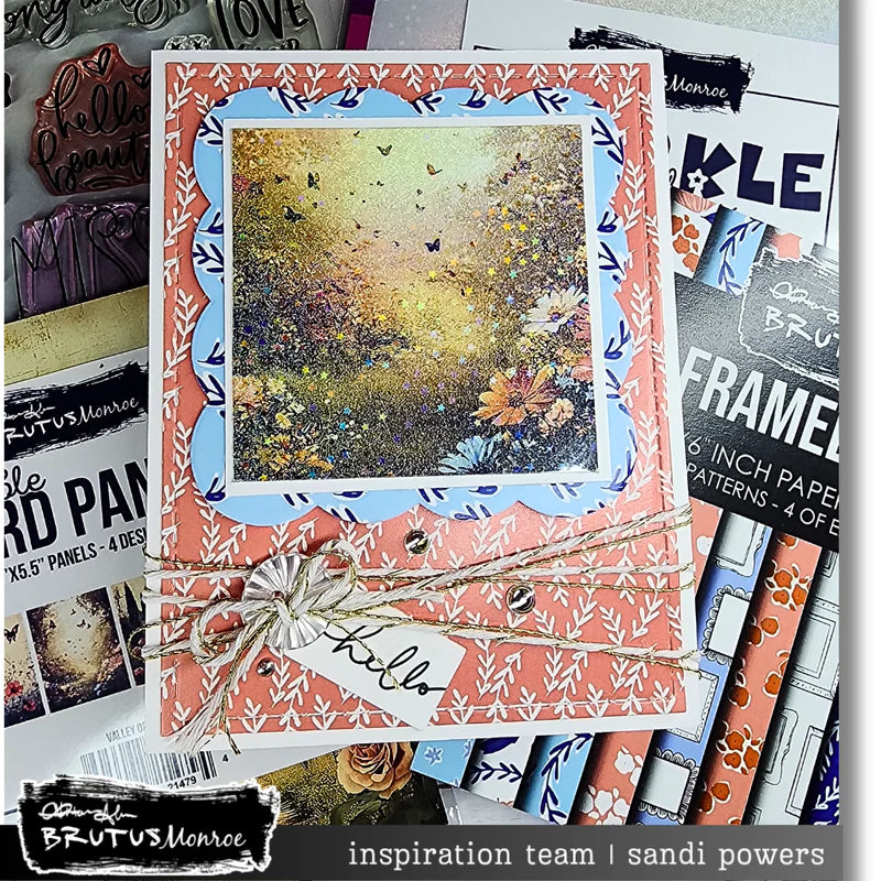 Brutus Monroe - Rooted In Kindness Collection - 6 x 6 Paper Pack - Framed Florals