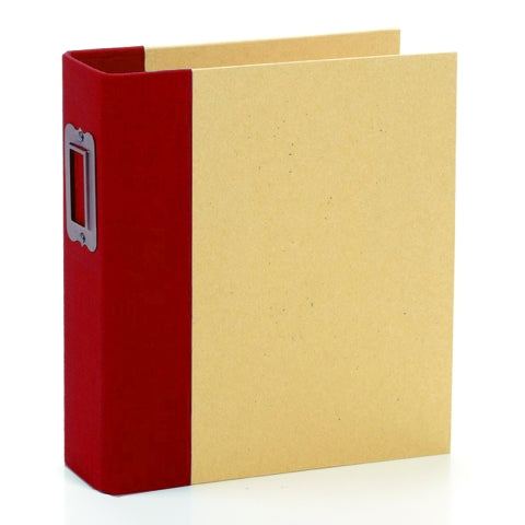 Simple Stories Sn@p! Binder 6"X8" - Cranberry - Limited Edition