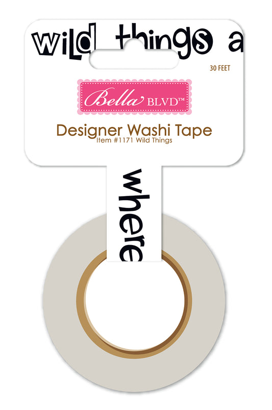 Bella Blvd - Zoo Day Collection - Washi Tape - Wild Things