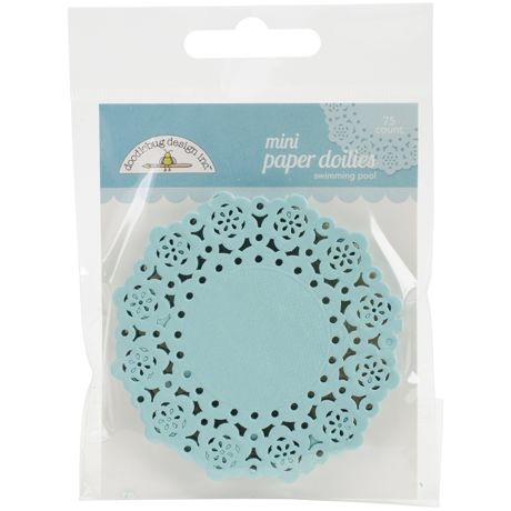 Doodlebug 3" Doilies - Swimming Pool