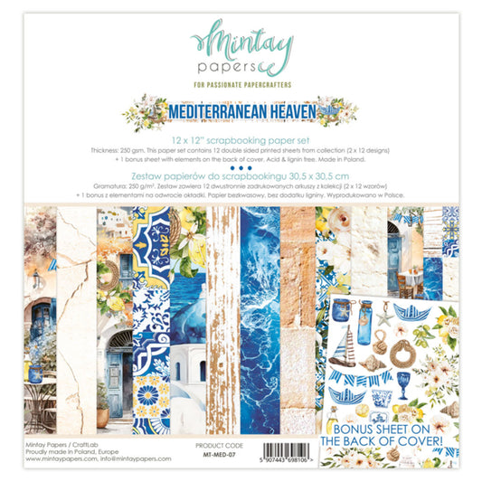 Mintay Mediterranean Heaven 12 x 12 Collection Pack