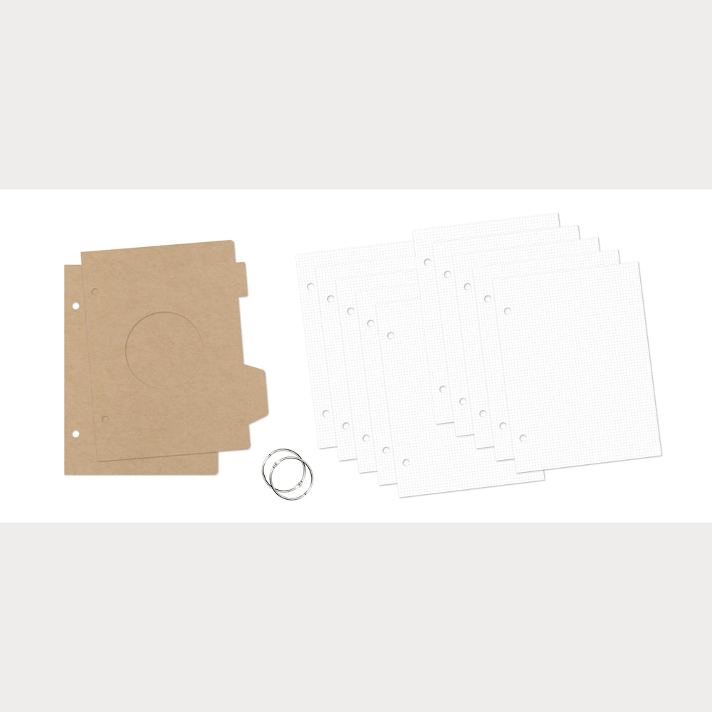 Simple Stories - SNAP Studio Collection - Mini Chipboard Album -Camera