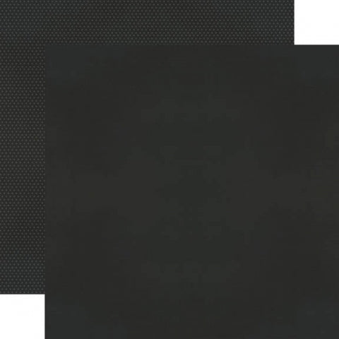 Simple Stories - Color Vibe 12 x 12 Textured Cardstock - Black