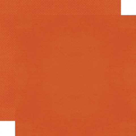 Simple Stories - Color Vibe Collection - 12 x 12 Double Sided Paper - Pumpkin
