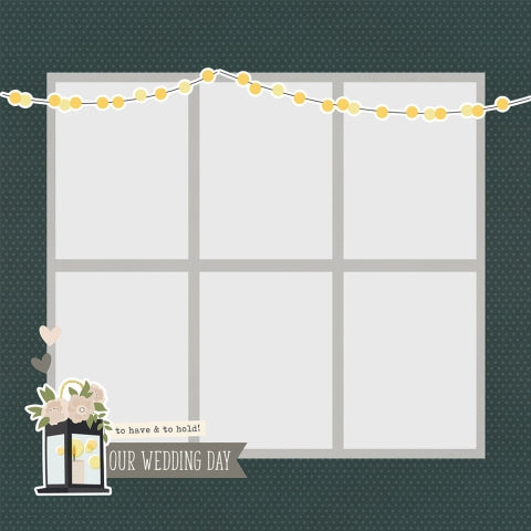 Simple Stories - Simple Pages Collection - Page Pieces - Wedding