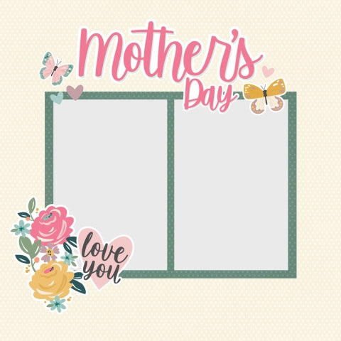 Simple Stories - Simple Pages Collection - Page Pieces - Mother's Day