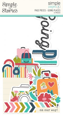 Simple Stories - Simple Pages Collection - Page Pieces - Going Places