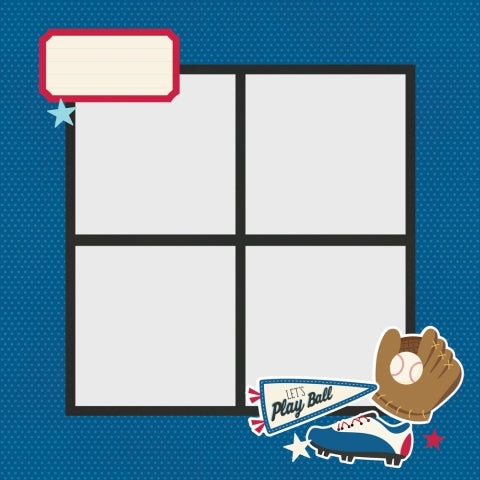 Simple Stories - Simple Page Pieces - Baseball