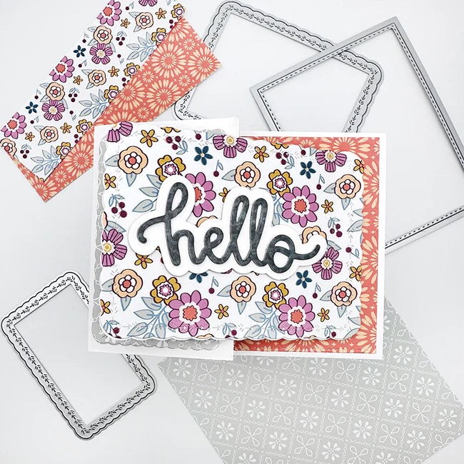 Emily Moore Designs - Word Dies - Hi, Hey, Hello Big & Bold