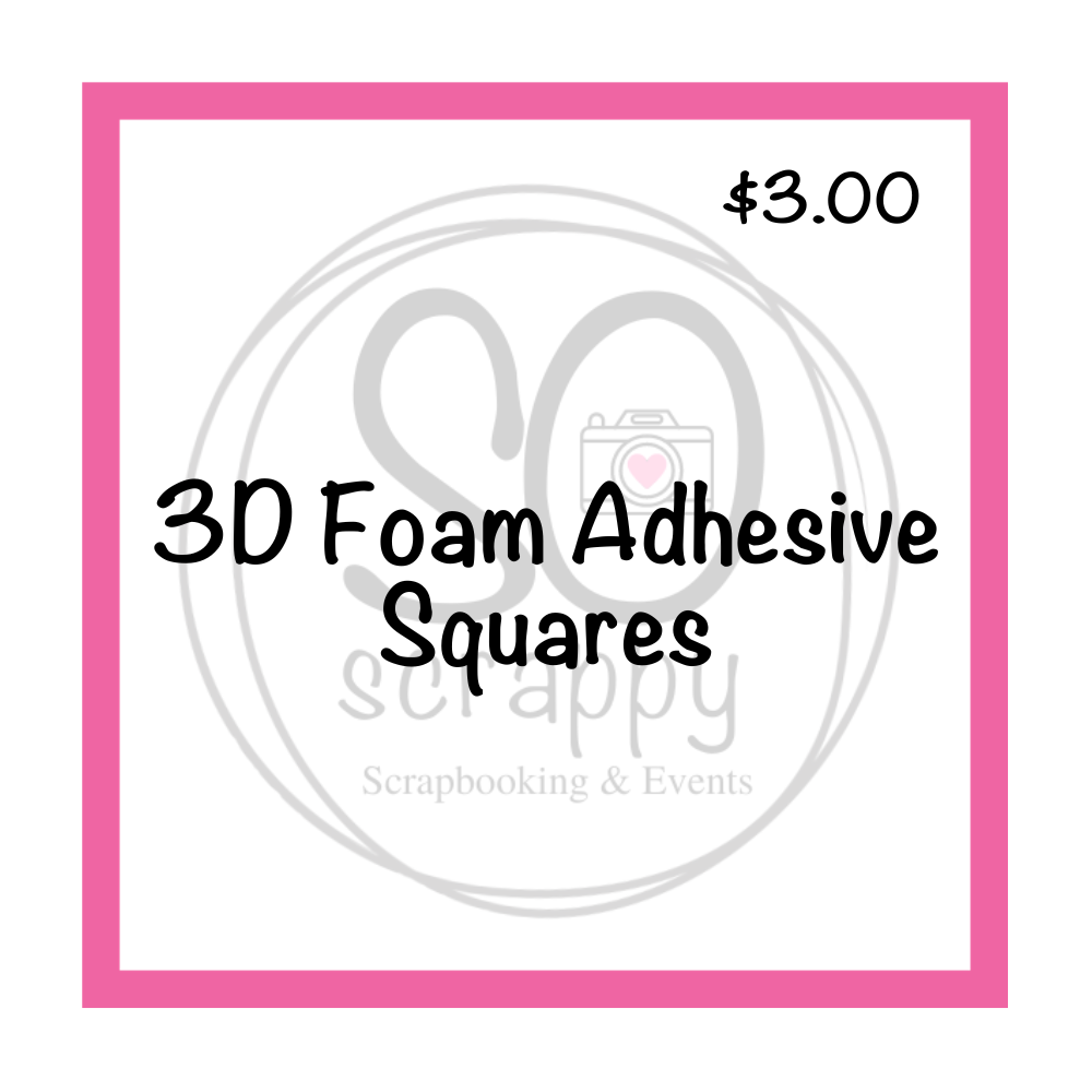 SO scrappy Scrapbooking 3-D Adhesive Squares - Mixed Sizes