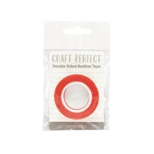 Craft Perfect Double-Sided Redline Tape - 12 mm (0.5") x 5 yards
