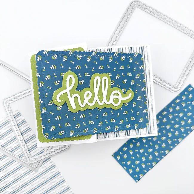 Emily Moore Designs - Word Dies - Hi, Hey, Hello Big & Bold