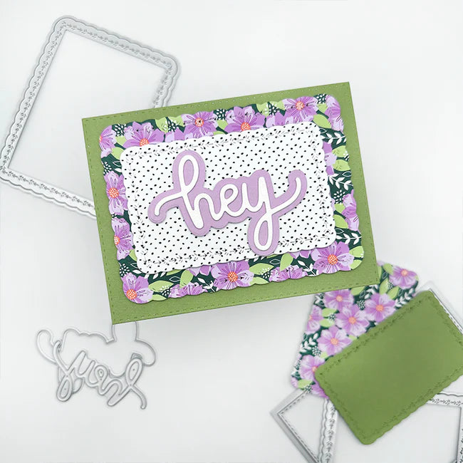 Emily Moore Designs - Word Dies - Hi, Hey, Hello Big & Bold