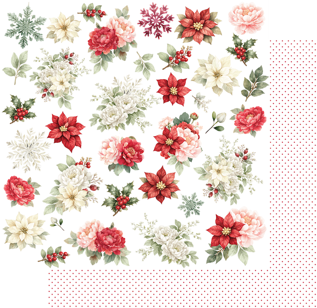 Uniquely Creative - Christmas Keepsakes Collection - 12 x 12 Double Sided Paper - Treasured Trinkets