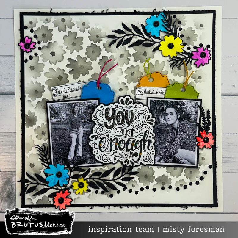 Brutus Monroe - Rooted In Kindness Collection - Layering Stencils - Wildflowers