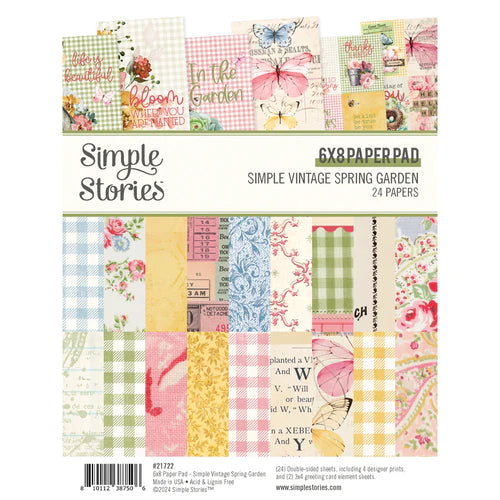 Simple Stories - Simple Vintage Spring Garden 6 x 8 Paper Pad