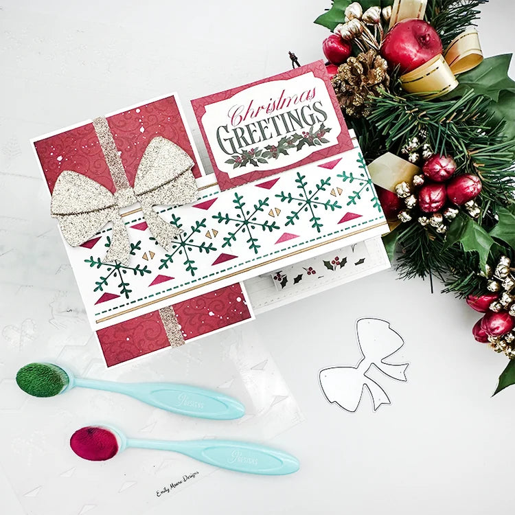 Emily Moore Designs - Layered Stencils - Christmas Sweater