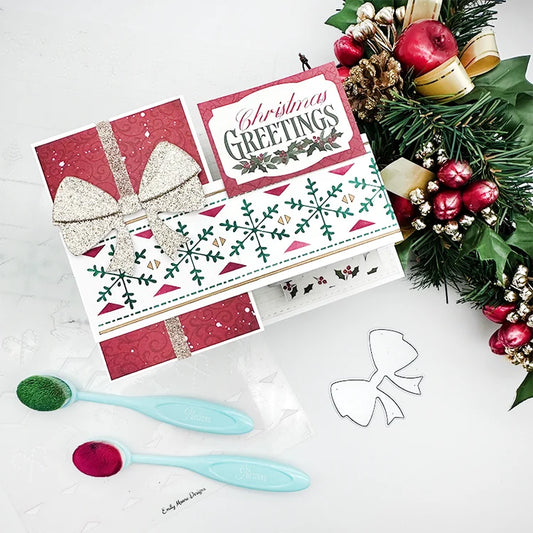 Emily Moore Designs - Layered Stencils - Christmas Sweater