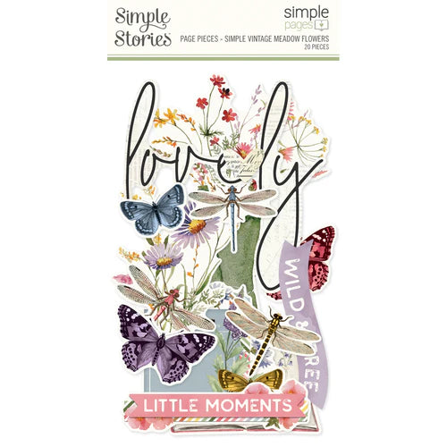 Simple Stories - Simple Vintage Meadow Flowers Collection - Simple Page Pieces