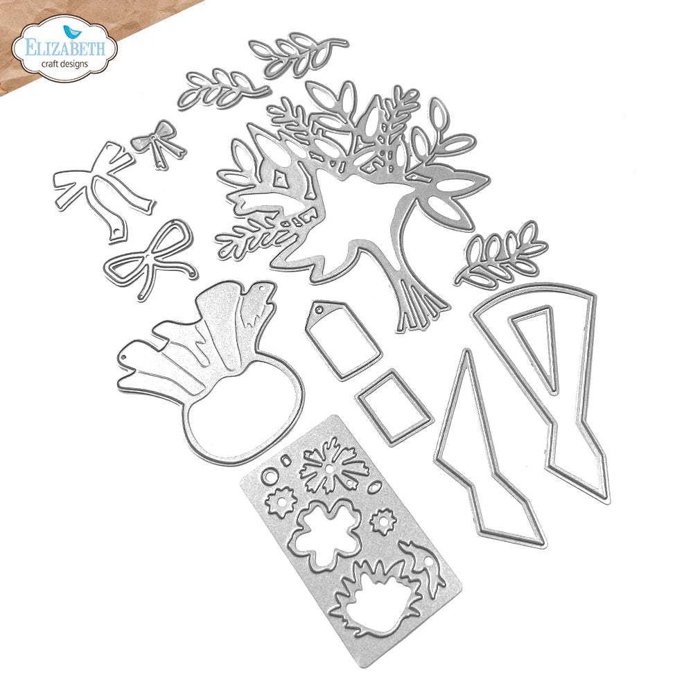 Elizabeth Craft Designs - Romantic Revival Collection - Dies - Build A Bouquet