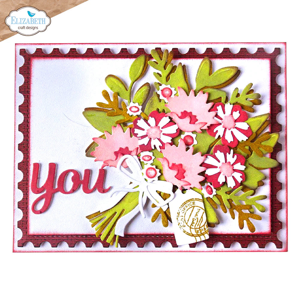Elizabeth Craft Designs - Romantic Revival Collection - Dies - Build A Bouquet