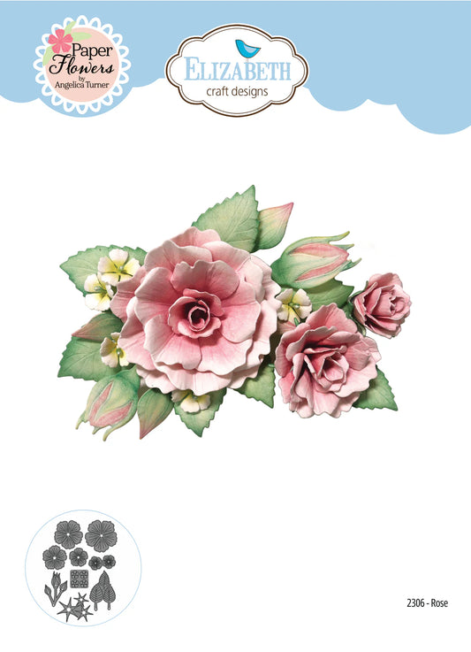 Elizabeth Craft Designs - Bohemian Rose Collection - Dies - Rose