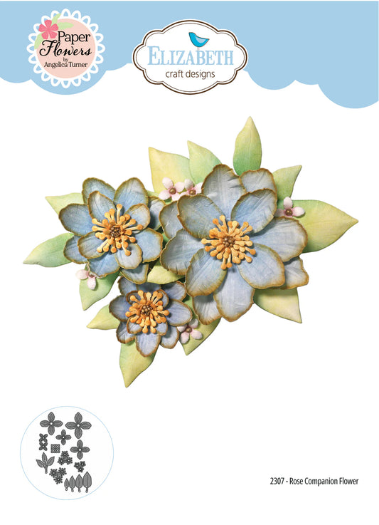 Elizabeth Craft Designs - Bohemian Rose Collection - Dies - Rose Companion Flower