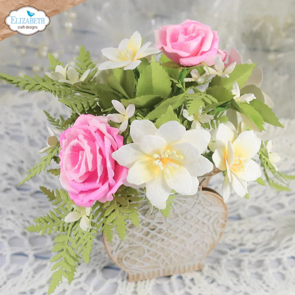 Elizabeth Craft Designs - Bohemian Rose Collection - Dies - Fern & Greenery