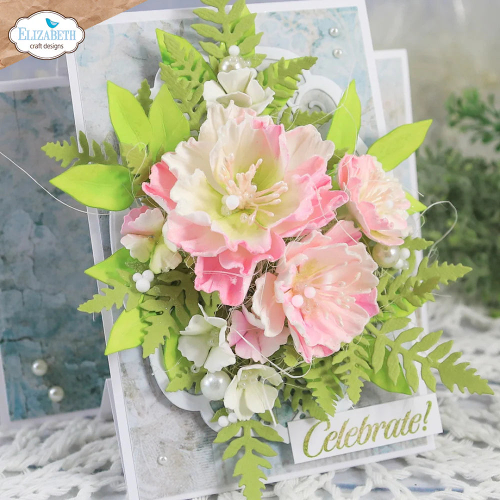 Elizabeth Craft Designs - Bohemian Rose Collection - Dies - Fern & Greenery