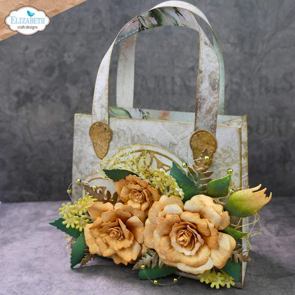 Elizabeth Craft Designs - Bohemian Rose Collection - Elizabeth Craft Designs - Bohemian Rose Collection - Dies - Delicate Fancy Purse